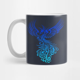 Artistic Phoenix Blue  Aqua Color Blend Mug